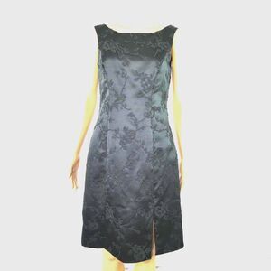 Betsey Johnson Evening Collection Little Black Dress Beaded Sparkle Cocktail Sm
